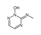 2-hydroxy-N-methyl-1,2,4-triazin-3-imine结构式