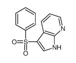 3-(benzenesulfonyl)-1H-pyrrolo[2,3-b]pyridine结构式