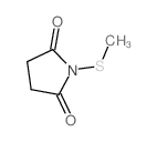 2,5-Pyrrolidinedione,1-(methylthio)-结构式