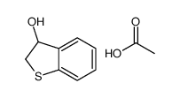 acetic acid,2,3-dihydro-1-benzothiophen-3-ol Structure