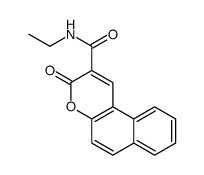 N-ethyl-3-oxobenzo[f]chromene-2-carboxamide结构式