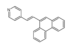 4-(2-phenanthren-9-ylethenyl)pyridine Structure