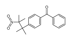 [4-(2,3-dimethyl-3-nitrobutan-2-yl)phenyl]-phenylmethanone结构式