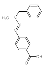 4-(benzyl-methyl-amino)diazenylbenzoic acid结构式