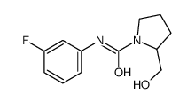 N-(3-fluorophenyl)-2-(hydroxymethyl)pyrrolidine-1-carboxamide Structure