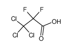3,3,3-trichloro-2,2-difluoro-propionic acid Structure