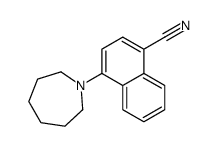 4-(azepan-1-yl)naphthalene-1-carbonitrile结构式