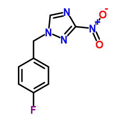 1-(4-FLUORO-BENZYL)-3-NITRO-1H-[1,2,4]TRIAZOLE Structure