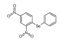 2,4-dinitro-1-phenylselanylbenzene结构式