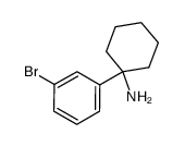 1-(3-bromo-phenyl)-cyclohexylamine Structure