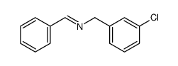 benzylidene-(3-chloro-benzyl)-amine结构式