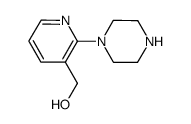 (2-piperazin-1-yl-pyridin-3-yl)methanol结构式