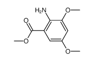 methyl 2-amino-3,5-dimethoxybenzoate结构式