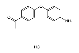 4-(4-acetylphenoxy)aniline hydrochloride Structure