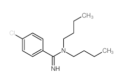 N,N-dibutyl-4-chloro-benzenecarboximidamide结构式