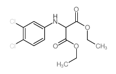 diethyl 2-[(3,4-dichlorophenyl)amino]propanedioate结构式