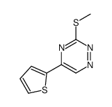 3-Methylthio-5-(2-thienyl)-1,2,4-triazine结构式