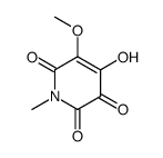 6-Hydroxy-5-methoxy-1-methyl-2,3,4(1H)-pyridinetrione结构式