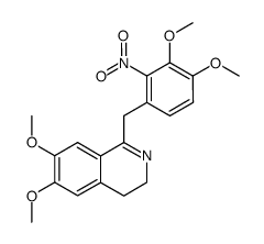 1-(3,4-dimethoxy-2-nitro-benzyl)-6,7-dimethoxy-3,4-dihydro-isoquinoline Structure