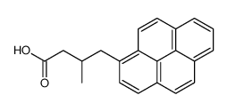 3-methyl-4-pyren-1-yl-butyric acid Structure