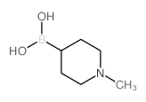 1-METHYLPIPERIDINE-4-BORONIC ACID structure