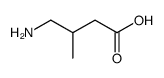 4-​amino-​3-​methylbutanoic acid结构式
