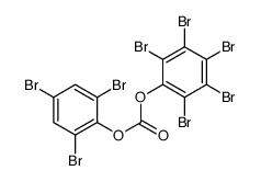 Carbonic acid 2,3,4,5,6-pentabromophenyl=2,4,6-tribromophenyl ester structure