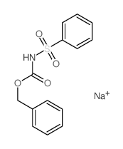 benzyl N-(benzenesulfonyl)carbamate Structure