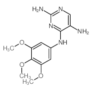 2,4,5-Pyrimidinetriamine,N4-(3,4,5-trimethoxyphenyl)-结构式