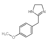 1H-Imidazole,4,5-dihydro-2-[(4-methoxyphenyl)methyl]- Structure