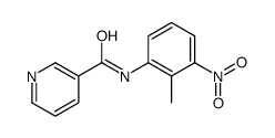 3-Pyridinecarboxamide,N-(2-methyl-3-nitrophenyl)-(9CI)结构式