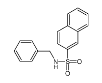 N-benzylnaphthalene-2-sulfonamide Structure