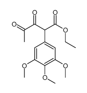ethyl 3,4-dioxo-2-(3,4,5-trimethoxyphenyl)pentanoate Structure