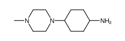 1-methyl-4-(4-aminocyclohexanol)piperazine Structure