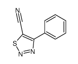 4-phenylthiadiazole-5-carbonitrile Structure