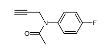 N-(4-fluoro-phenyl)-N-prop-2-ynylacetamide Structure