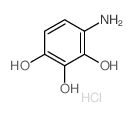 4-aminobenzene-1,2,3-triol structure