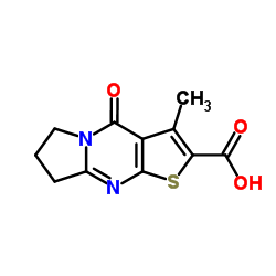 3-Methyl-4-oxo-4,6,7,8-tetrahydropyrrolo[1,2-a]thieno[2,3-d]pyrimidine-2-carboxylic acid structure