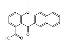 3-Methoxy-2-(2-naphthoyl)benzoic Acid Structure