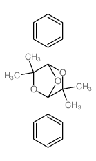2,2,5,5-tetramethyl-1,4-diphenyl-3,6,7-trioxabicyclo[2.2.1]heptane结构式
