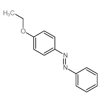 (4-ethoxyphenyl)-phenyl-diazene结构式