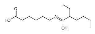 6-[(2-ethyl-1-oxohexyl)amino]hexanoic acid结构式