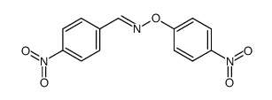 E-O-p-nitrophenyl-p-nitrobenzaldoxime Structure