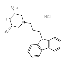 9-[3-(顺式-3,5-二甲基-1-哌嗪基)丙基]咔唑单盐酸盐图片