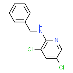 N-benzyl-3,5-dichloropyridin-2-amine结构式