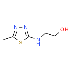 Ethanol,2-[(5-methyl-1,3,4-thiadiazol-2-yl)amino]- Structure