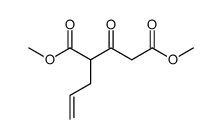 dimethyl 1-allyl-1,3-acetonedicarboxylate结构式