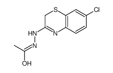 N'-(7-chloro-2H-1,4-benzothiazin-3-yl)acetohydrazide Structure