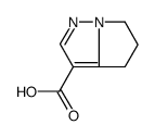 5,6-Dihydro-4H-pyrrolo[1,2-b]pyrazole-3-carboxylic acid Structure