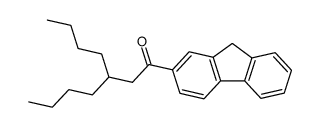 3-butyl-1-(9H-fluoren-2-yl)heptan-1-one Structure